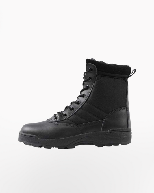 Techwear Black Tactical Side Zip Boots