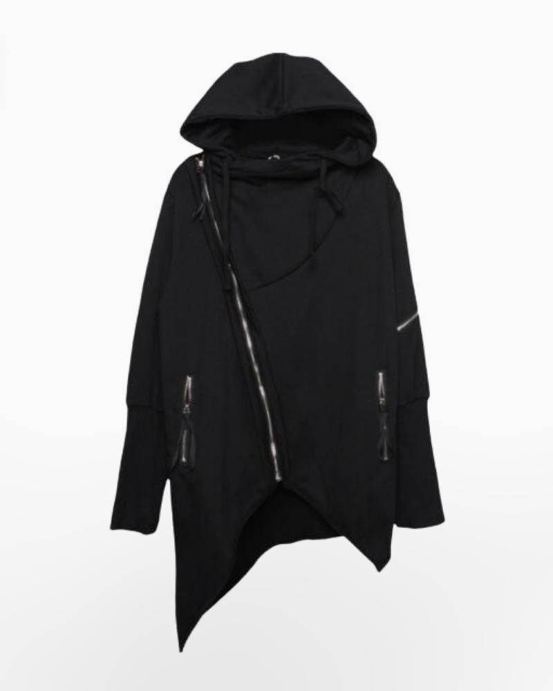 Black Techwear Hoodie