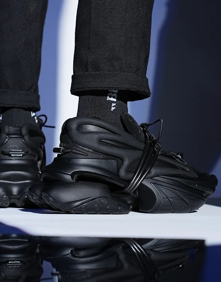 Techwear Black Shoes