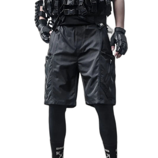 Cargo Shorts Black Camo