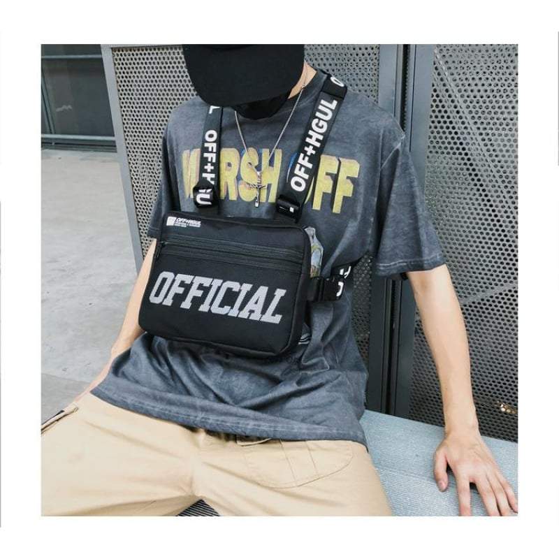 Techwear Chest Bag Fashion