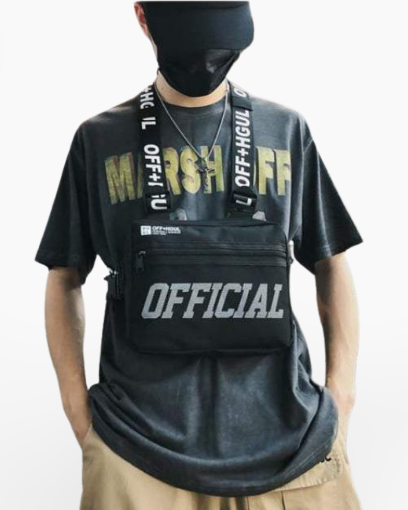 Techwear Chest Bag Fashion