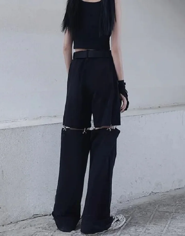 Techwear Convertible Cargo Pants Women