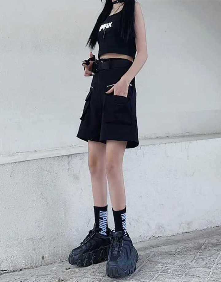 Techwear Convertible Cargo Pants Women