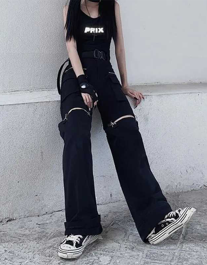 Techwear Convertible Cargo Pants Women