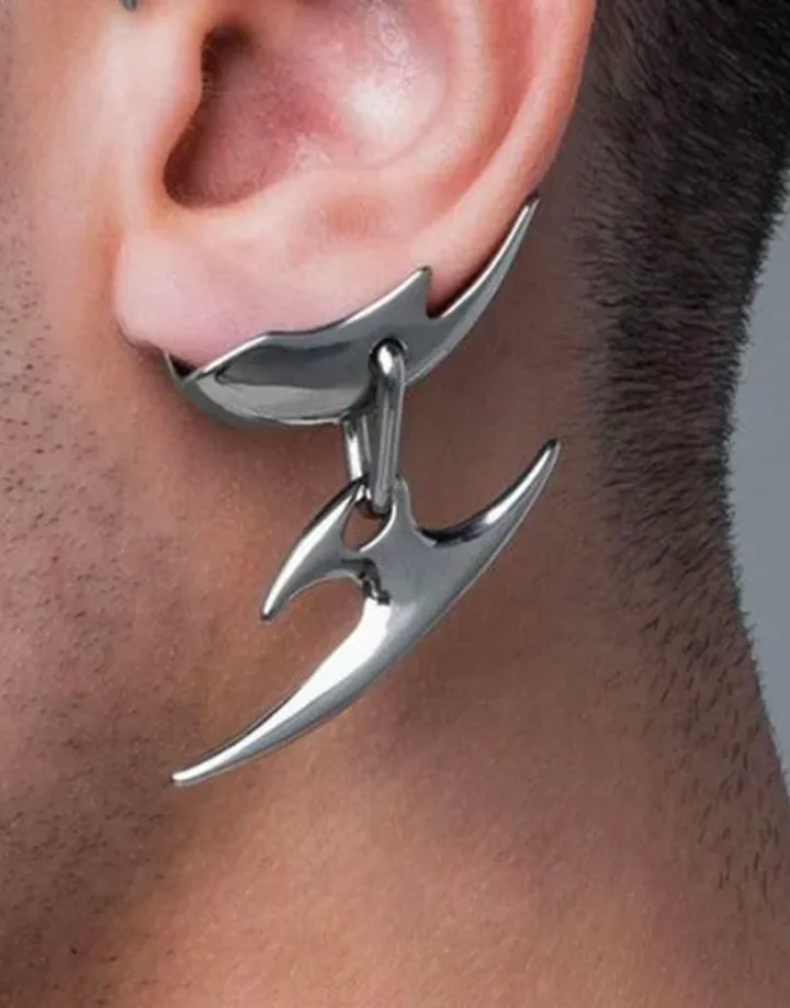 Techwear Cyberpunk Earrings
