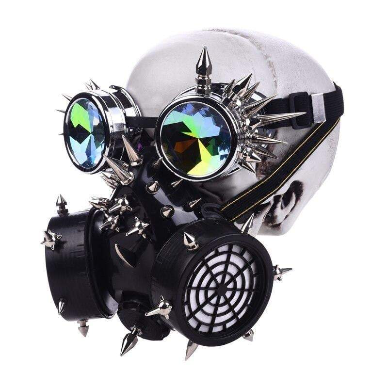 Techwear Cyberpunk Gas Mask Art
