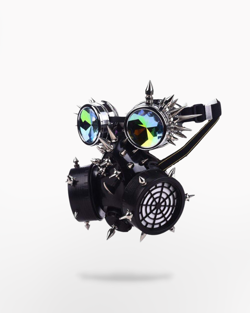 Techwear Cyberpunk Gas Mask Art