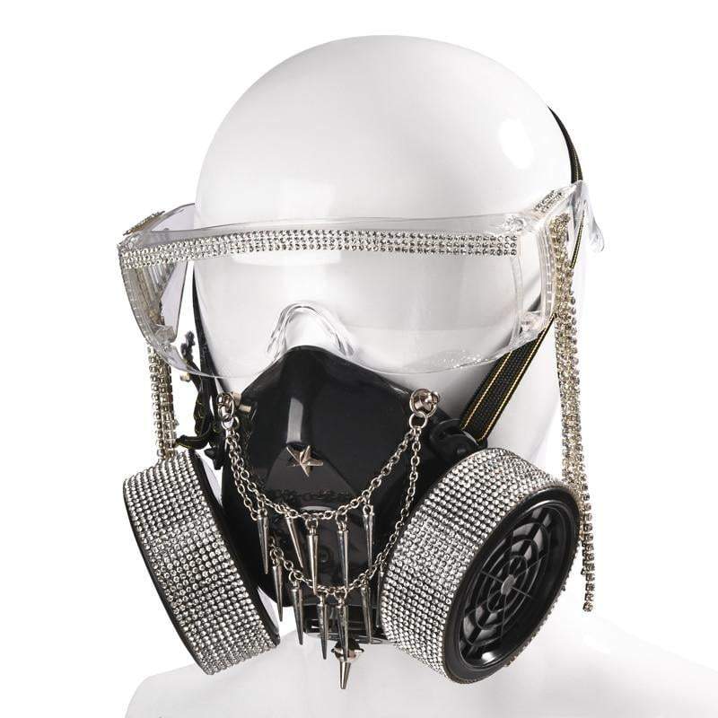 Techwear Cyberpunk Girl Mask