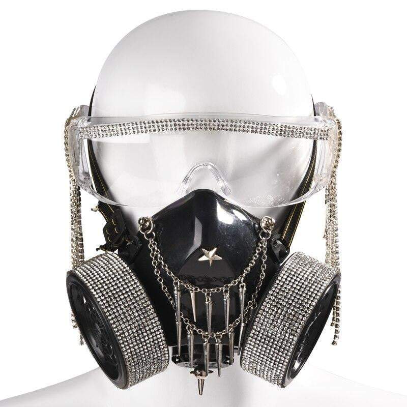 Techwear Cyberpunk Girl Mask