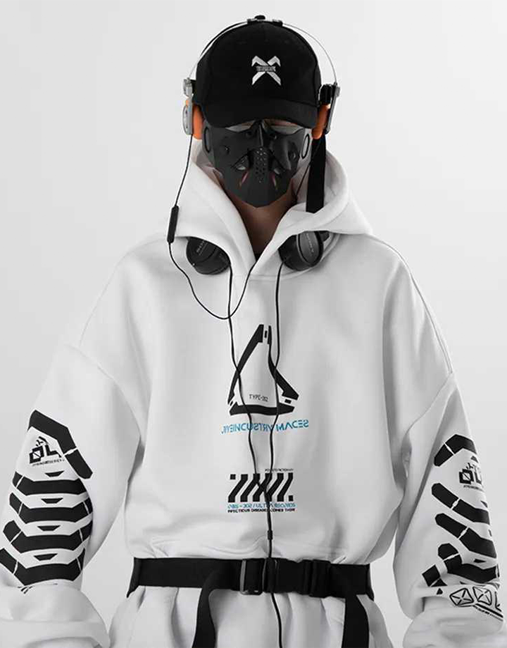 Techwear Cyberpunk Hoodie