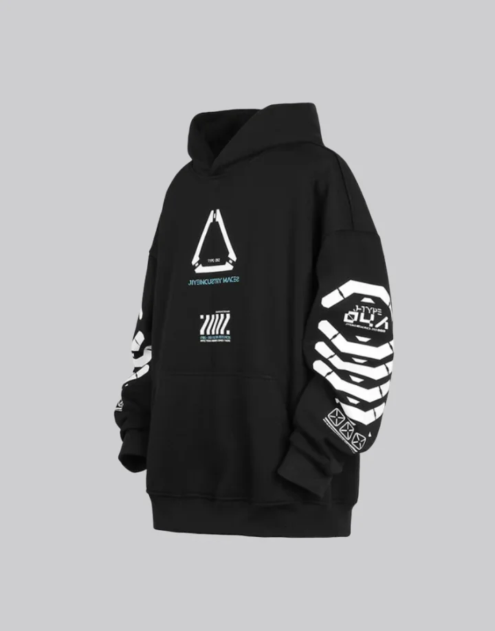 Techwear Cyberpunk Hoodie