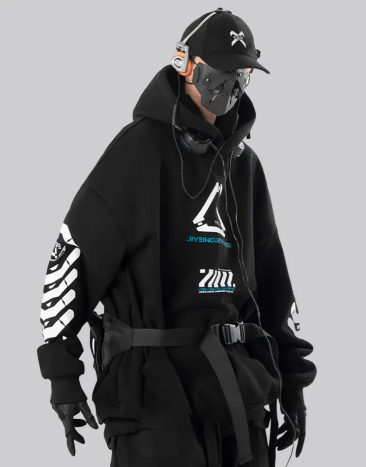 Techwear Cyberpunk Hoodie