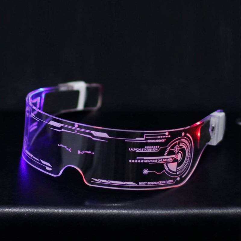 Techwear Cyberpunk LED Glasses