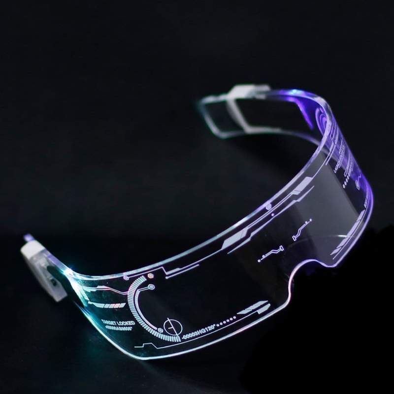 Techwear Cyberpunk LED Glasses