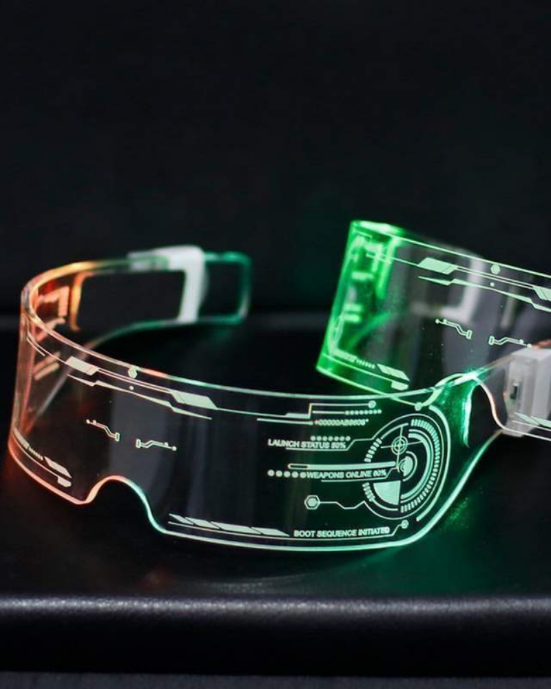 Techwear Cyberpunk LED Glasses