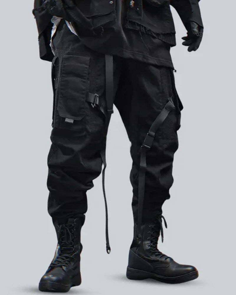 Techwear Dark Functional Cargo Pants