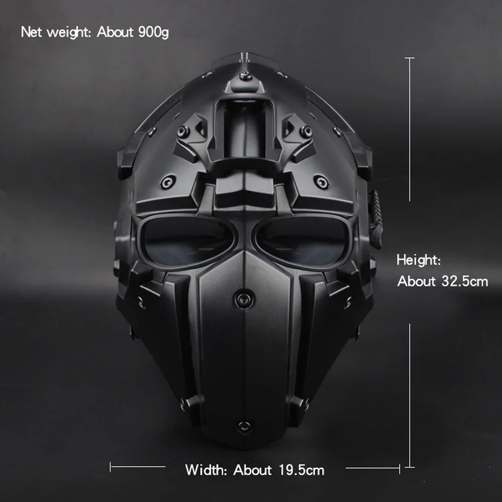 Techwear Cyberpunk Full Face Helmet