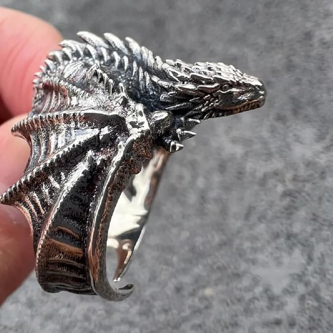 Techwear Dragon Ring