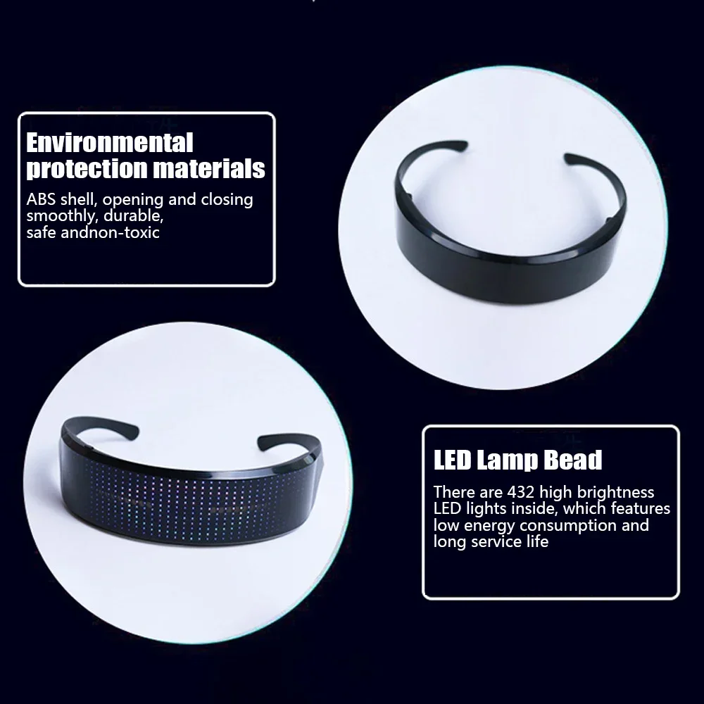 Techwear Cyberpunk Bluetooth LED Cyberpunk Glasses