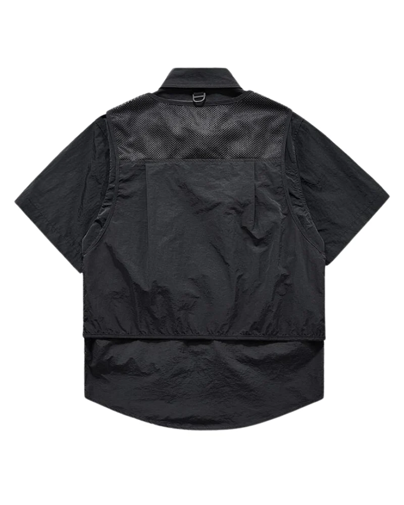 Techwear Fake Two Piece Shirt