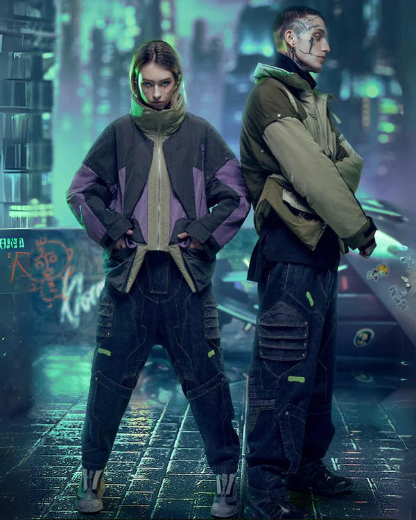 Techwear Cyberpunk Nexus Jacket