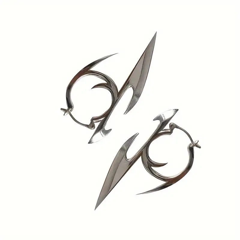 Techwear Shadow Blade Earrings