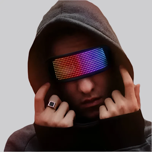 Techwear Luminous Glasses LED