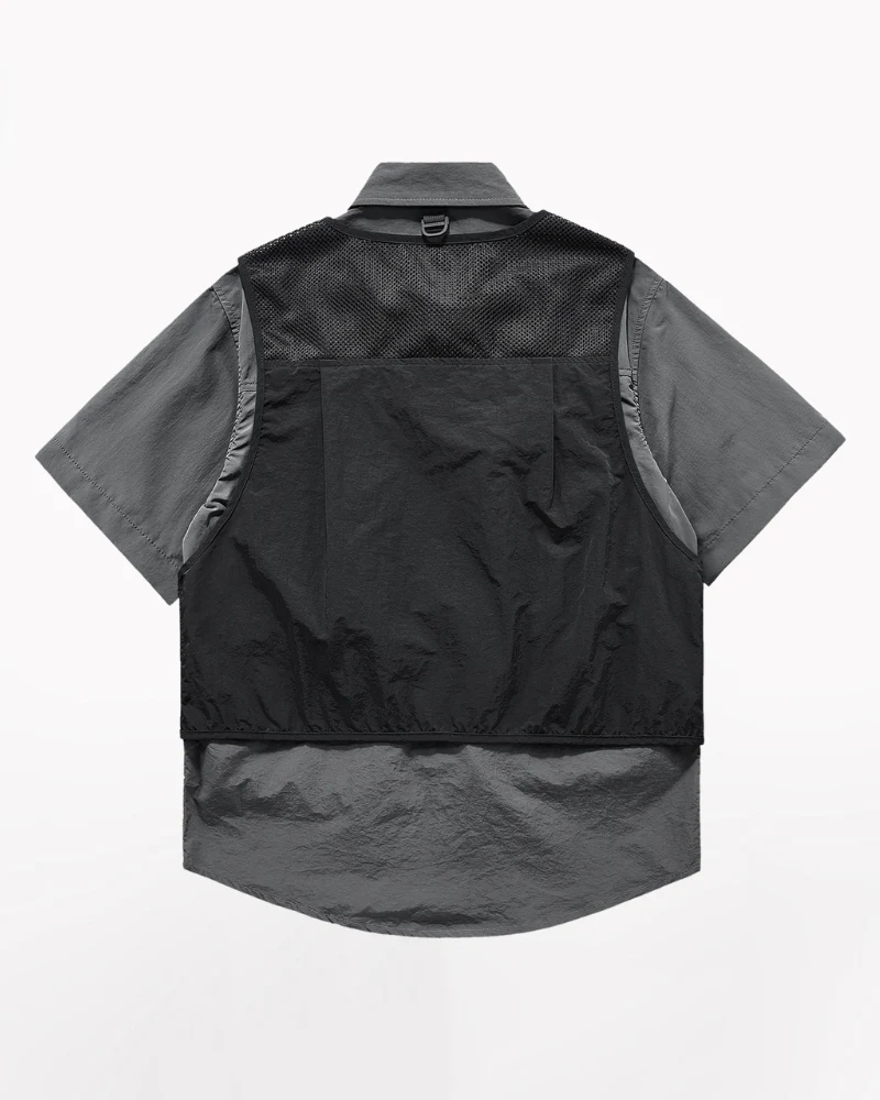 Techwear Fake Two Piece Shirt