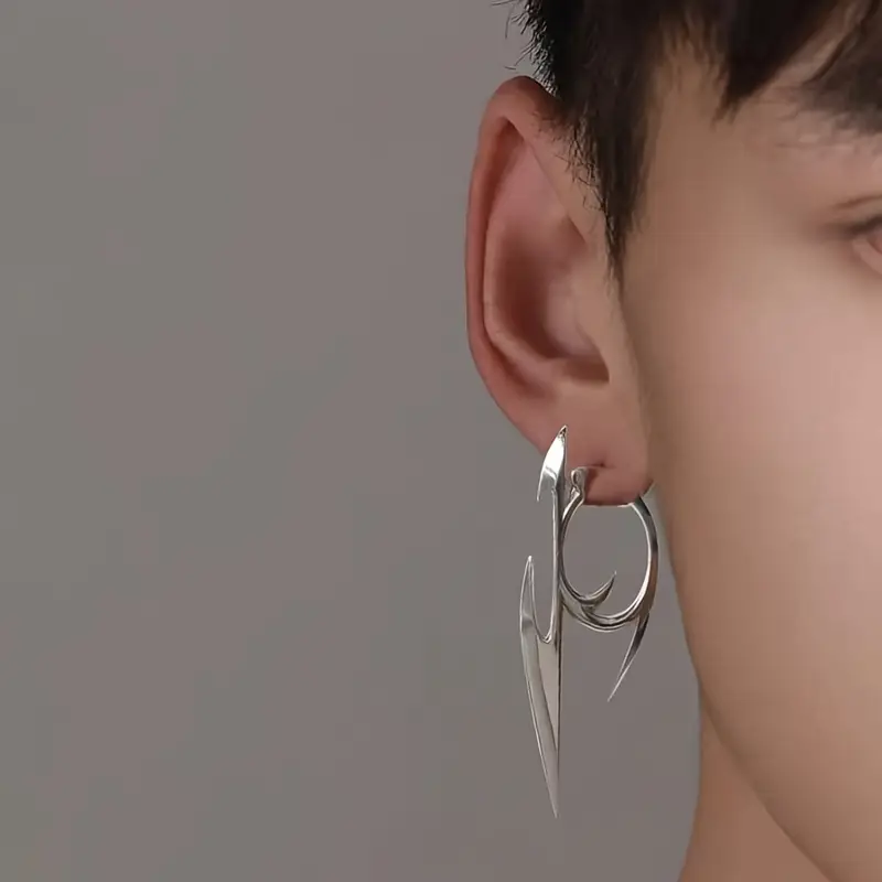 Techwear Shadow Blade Earrings