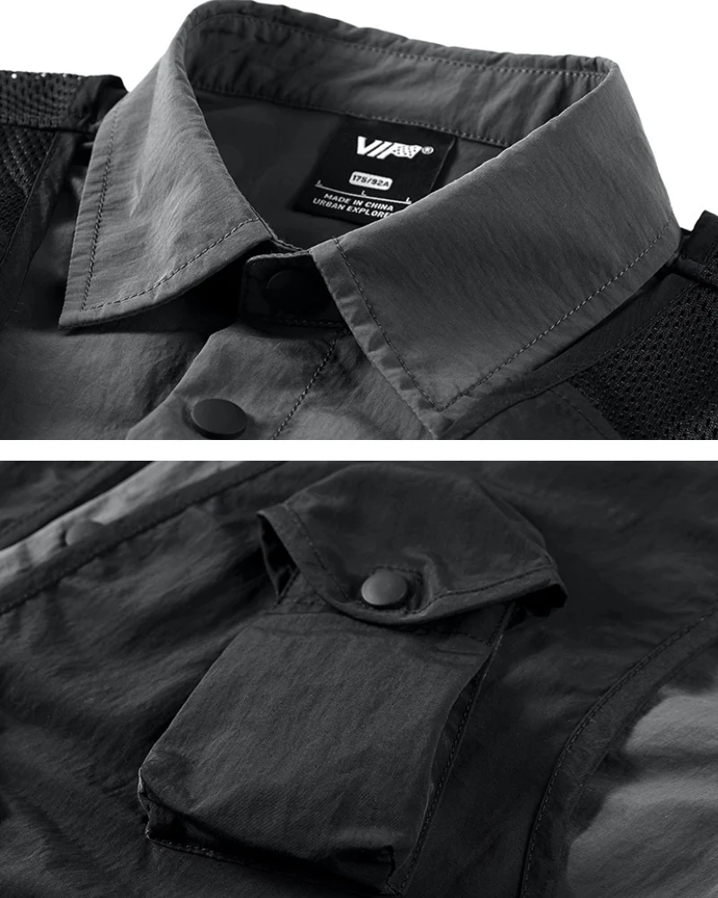 Techwear Fake Two Piece Shirt