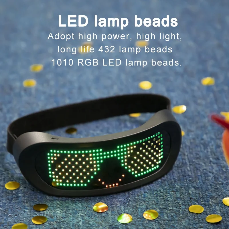 Techwear Luminous Glasses LED