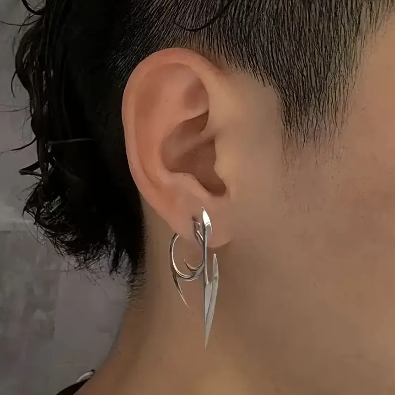 Techwear Shadow Blade Earrings