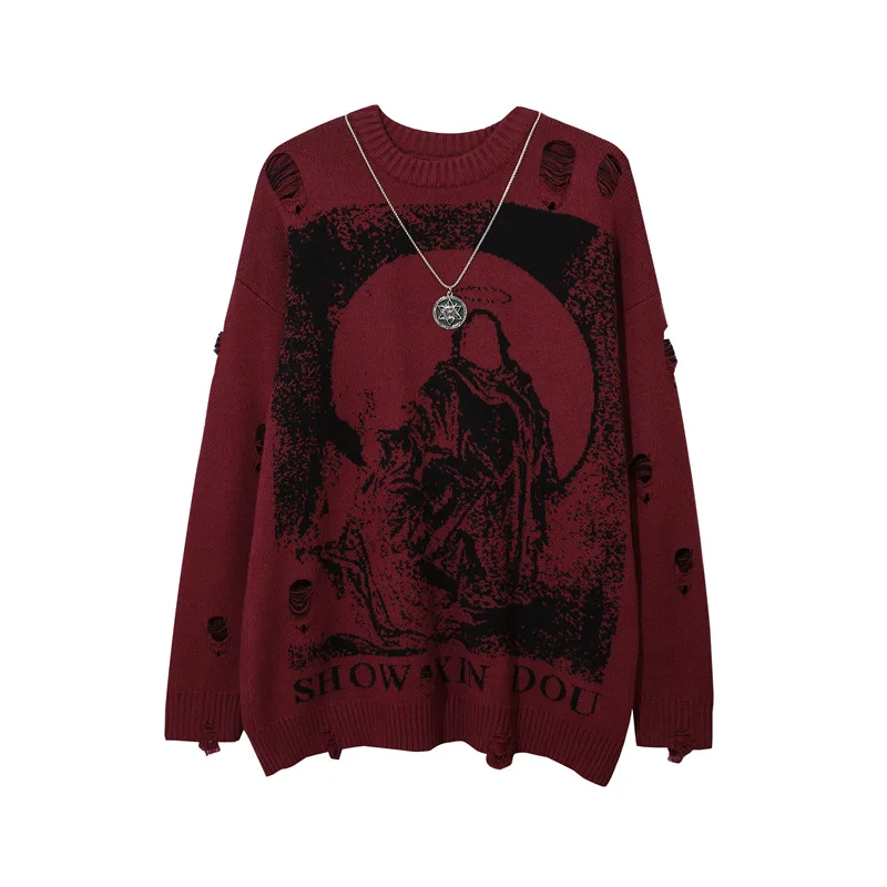 Techwear Ripped Sweater