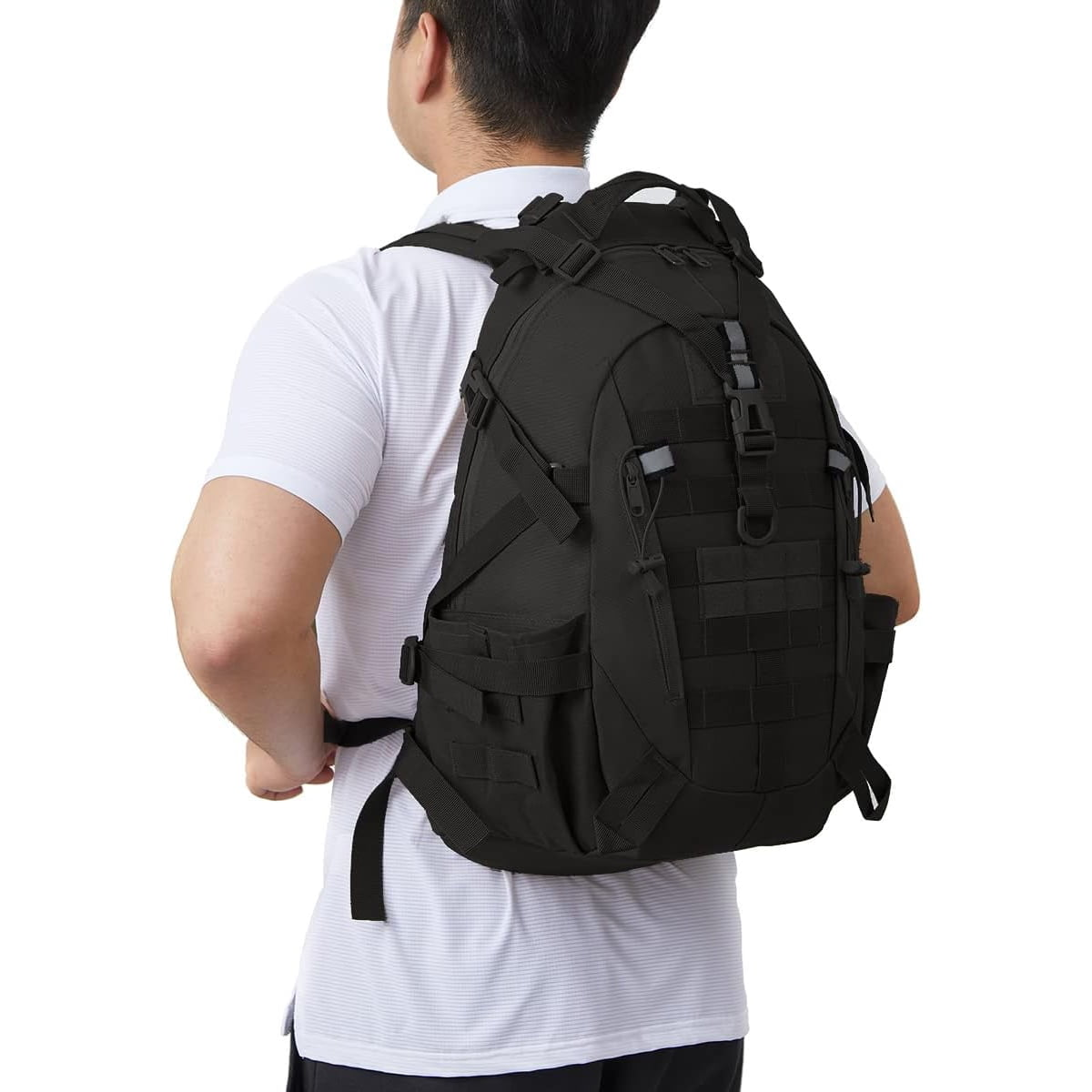 Techwear Black Backpack