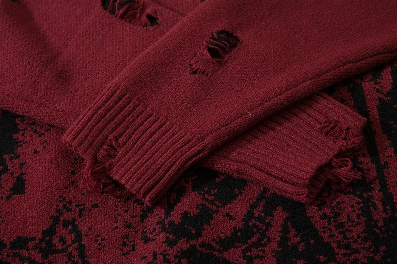 Techwear Ripped Sweater