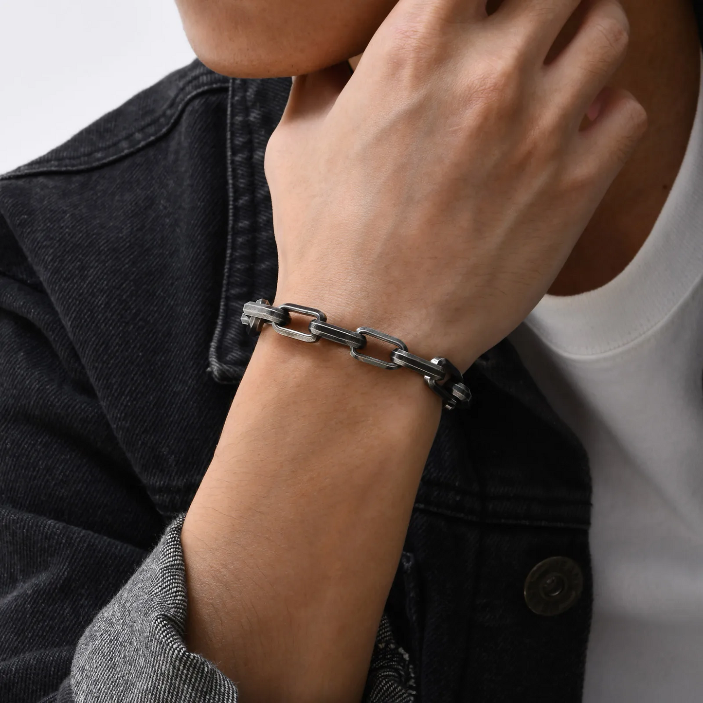 Techwear Heavy Chain Link Bracelet