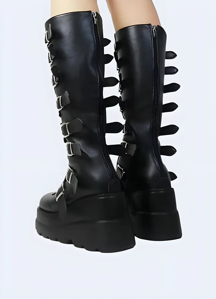 Techwear Buckle Boots