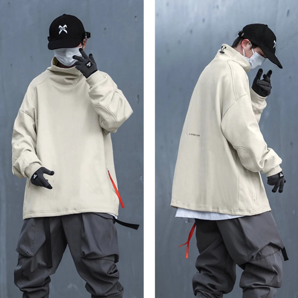 Techwear Cyberpunk Collar Hoodie
