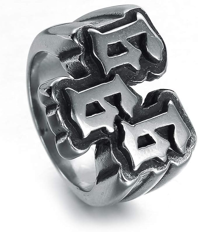 Techwear 666 Ring