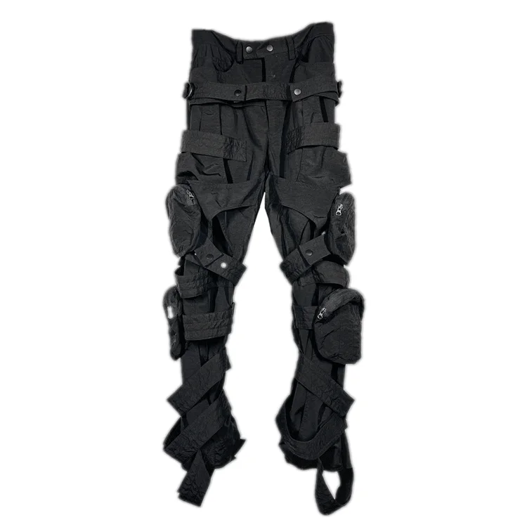 Techwear Multi-Straps Pants