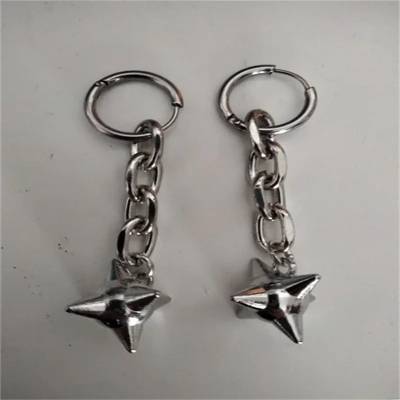 Techwear Spike Ball Earrings