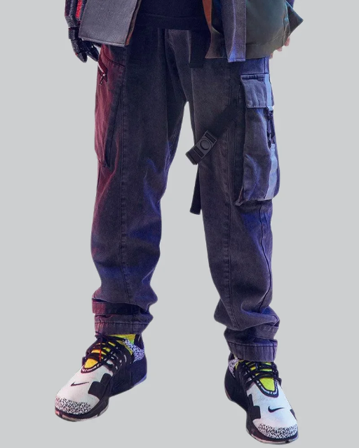 Techwear Cyberpunk Cargo Pants