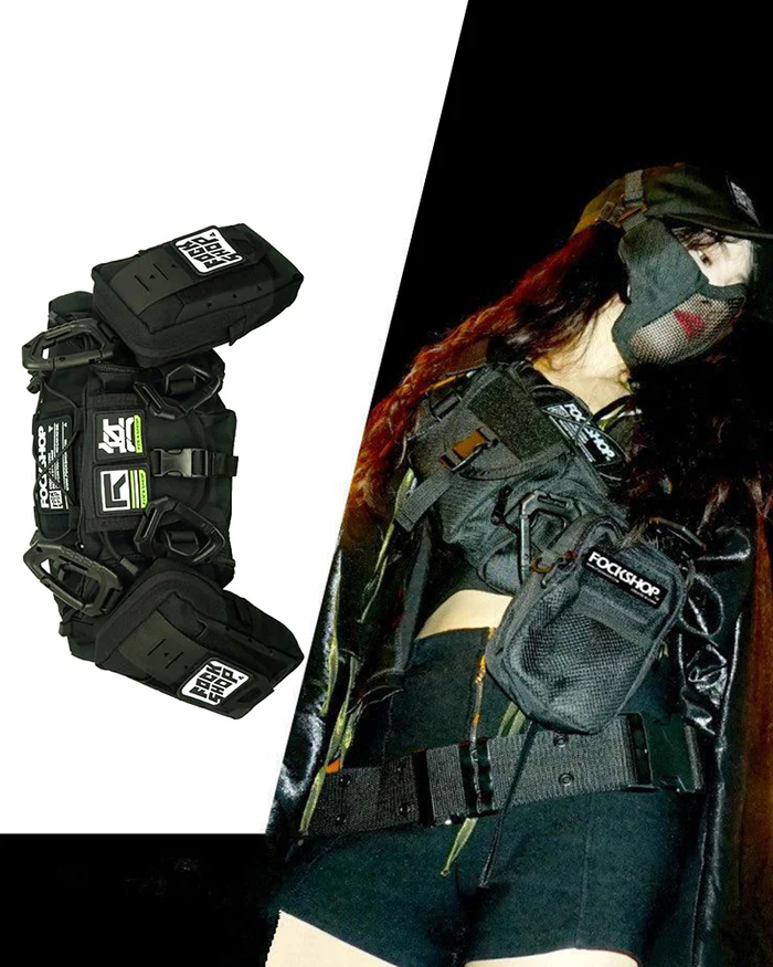 Techwear Cyberpunk Bag