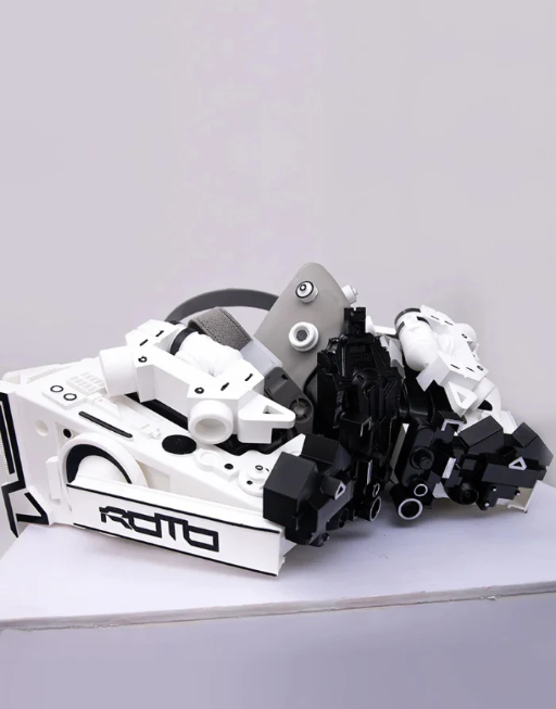 Techwear White Cyberpunk Mask