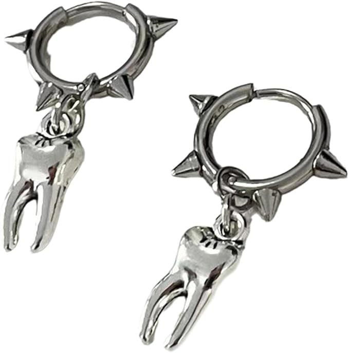 Techwear Tooth Earrings