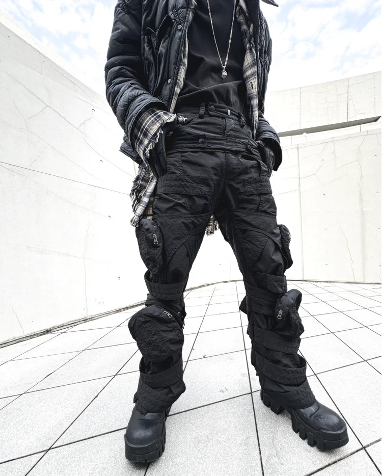 Techwear Multi-Straps Pants