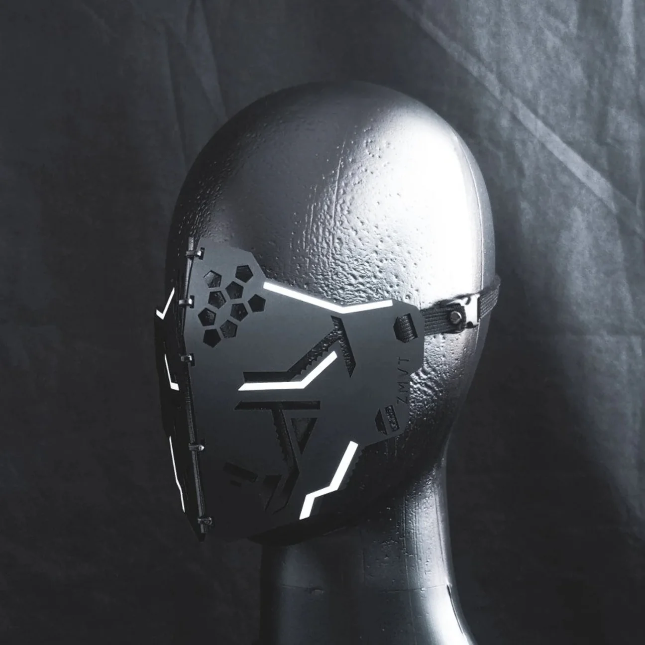 Techwear Cyberpunk Futuristic Face Mask