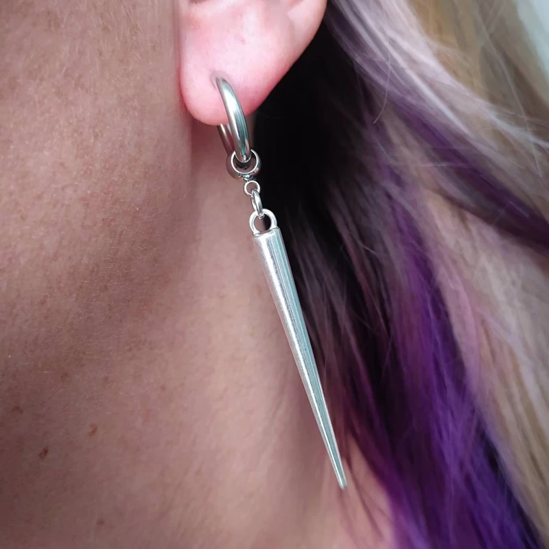 Techwear Spike Earrings