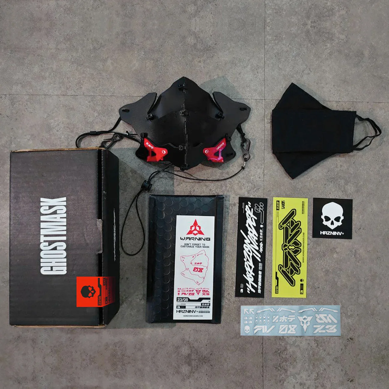 Techwear Cyberpunk Ghost Mask